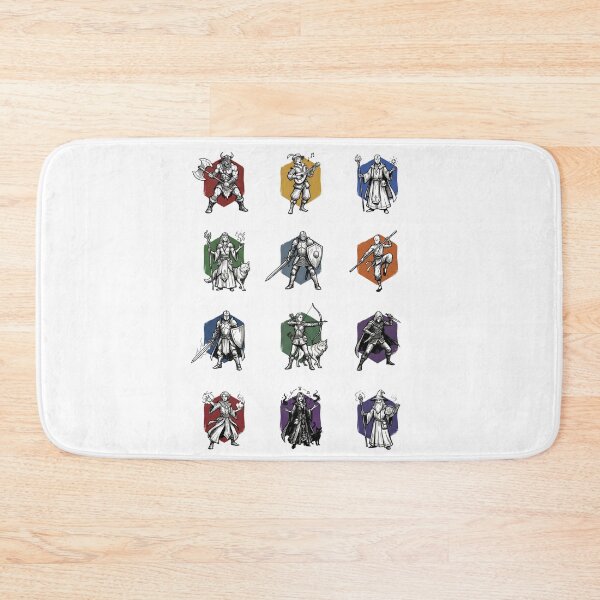 Item preview, Fantasy RPG Classes Hexagon Badges Tabletop Gaming Shirt designed and sold by Fenay Designs.