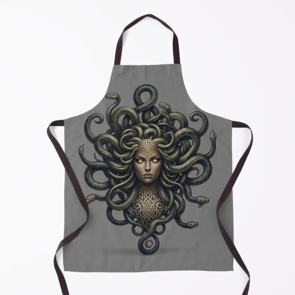 Item preview, Ancient Greek Mythology Medusa Gold & Black designed and sold by Remix Vision.