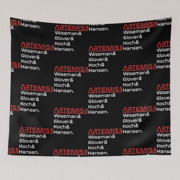Item preview, Artemis II Crew Names designed and sold by didiershreves.