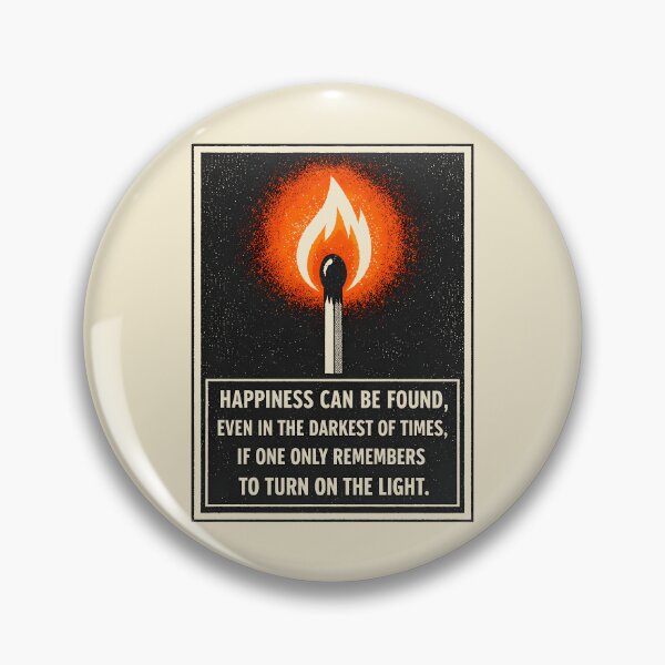 Item preview, Vintage Matchstick Happiness Light Quote Shirt designed and sold by agearb.
