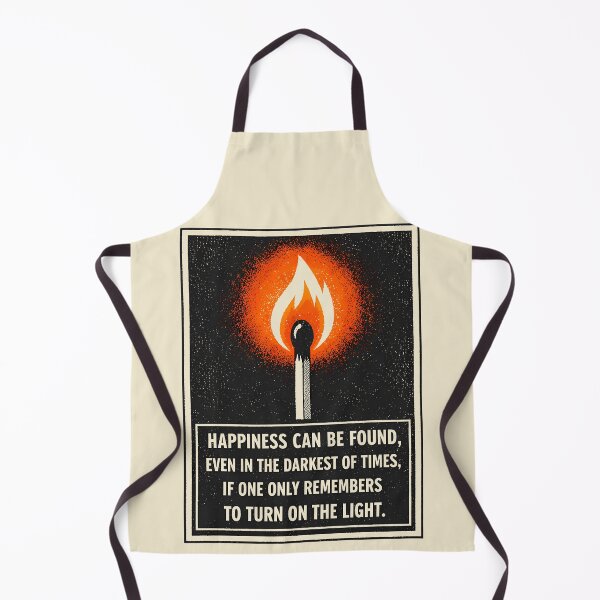 Item preview, Vintage Matchstick Happiness Light Quote Shirt designed and sold by agearb.