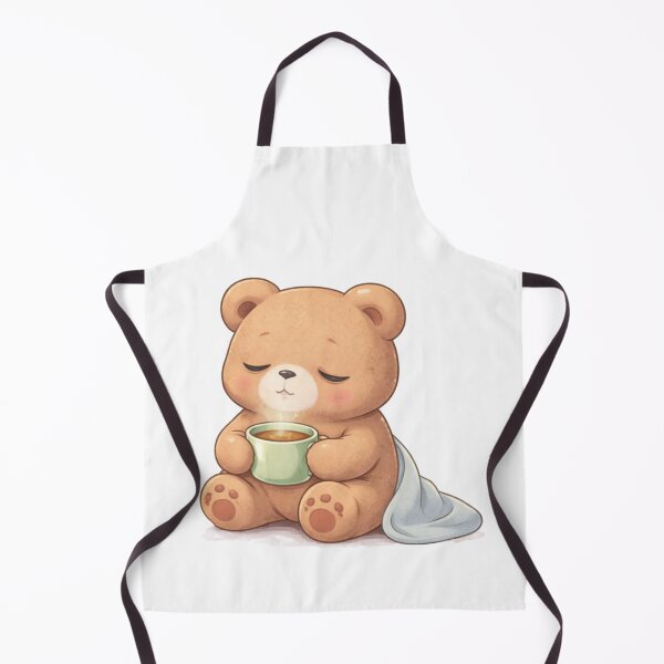 Item preview, Cozy Tea Bear | Cute Kawaii Aesthetic | Self Care Relaxing Mood Design designed and sold by The Mood Index.