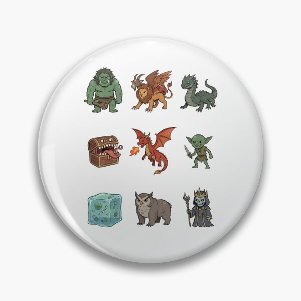 Item preview, Classic Fantasy RPG Monsters Tabletop Roleplaying Graphic Shirt designed and sold by Fenay Designs.