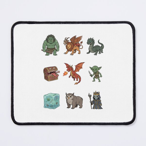 Item preview, Classic Fantasy RPG Monsters Tabletop Roleplaying Graphic Shirt designed and sold by Fenay Designs.