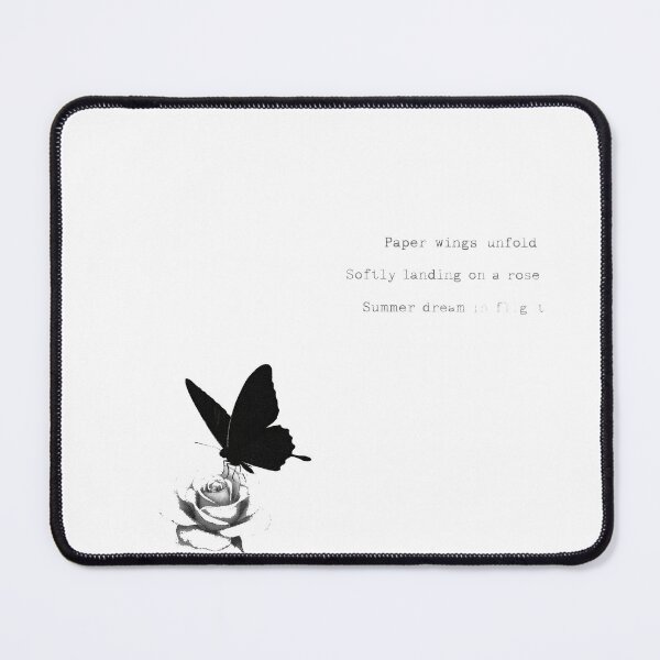 Item preview, Butterfly Flight Haiku - Summer Dream Poetry Art designed and sold by Antonrec86.