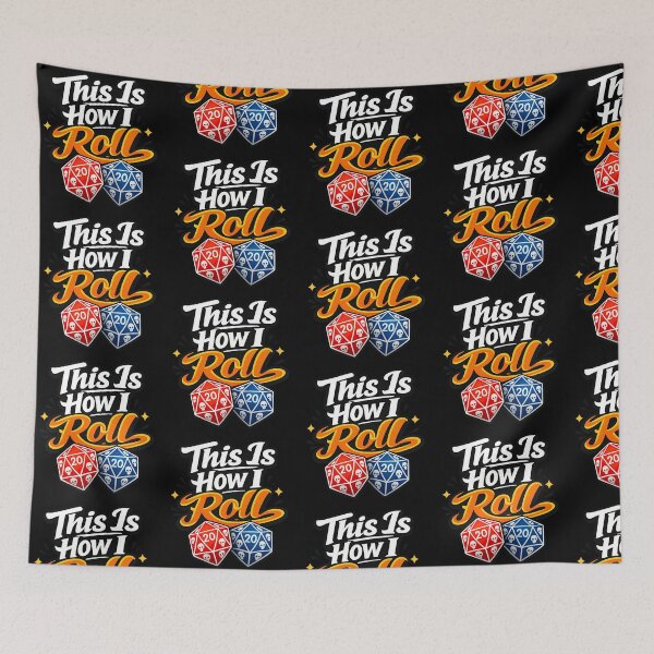 Item preview, This Is How I Roll Dice Funny Tabletop Gaming Design designed and sold by TeeTimeTreasure.