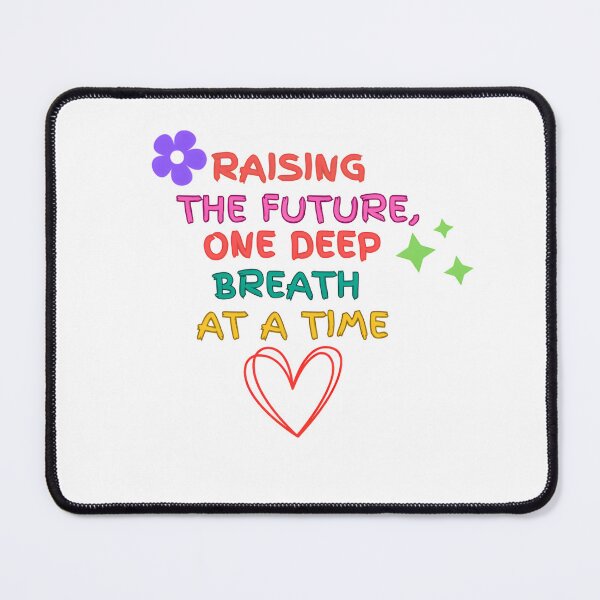 Item preview, Raising The Future Mindful Motherhood Retro Quote designed and sold by SpoonLogiq.