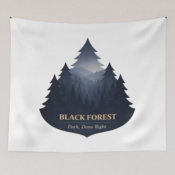 Item preview, Black Forest Where Pines Keep Secrets designed and sold by EdvvinStudios.
