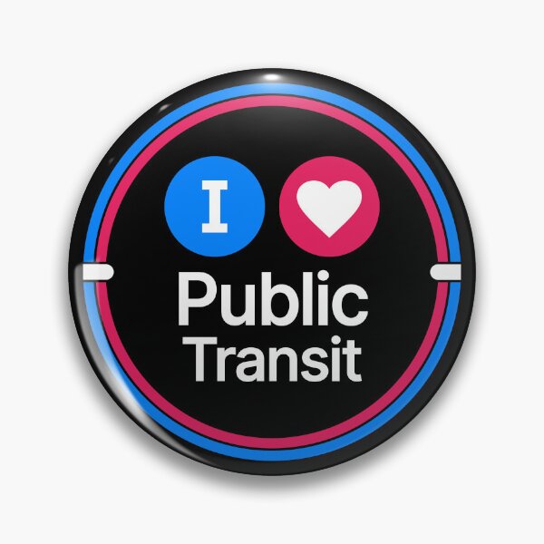 Item preview, I Love Public Transit designed and sold by Totally Transit.