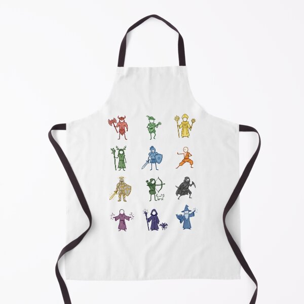 Item preview, Fantasy RPG Character Classes Stick Figure Humor Shirt designed and sold by Fenay Designs.