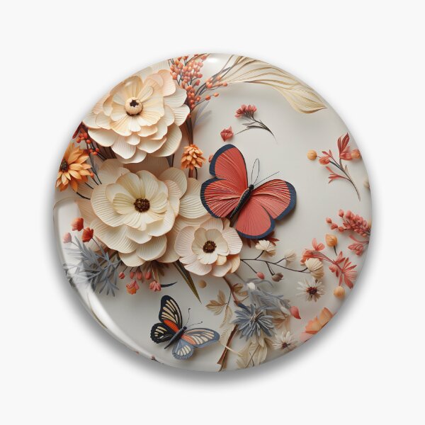 Item preview, Butterfly floral aesthetic designed and sold by Aramdesing.