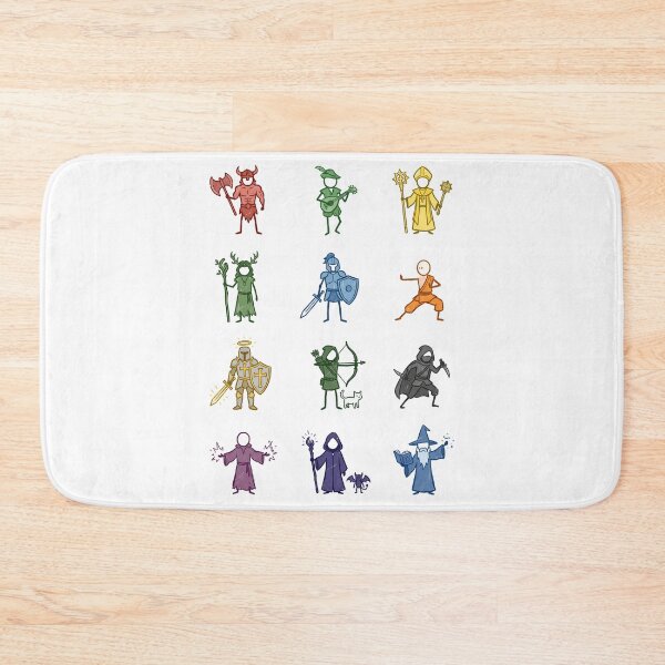Item preview, Fantasy RPG Character Classes Stick Figure Humor Shirt designed and sold by Fenay Designs.