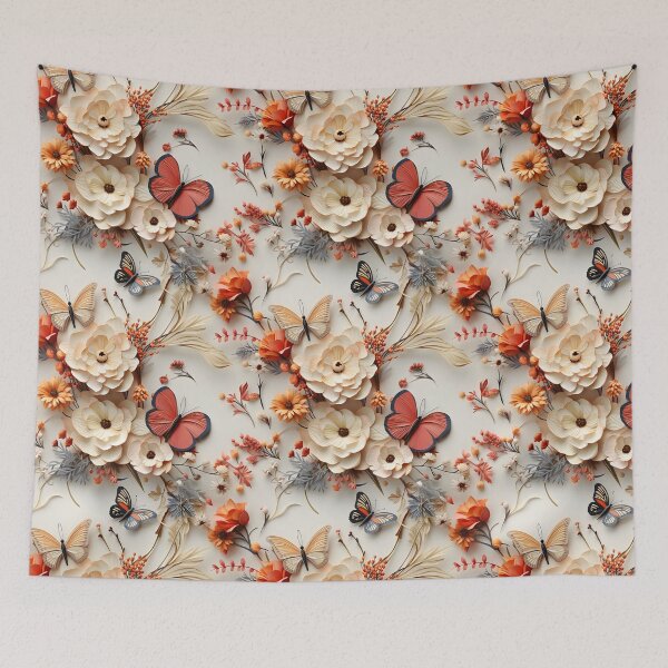 Item preview, Butterfly floral aesthetic designed and sold by Aramdesing.