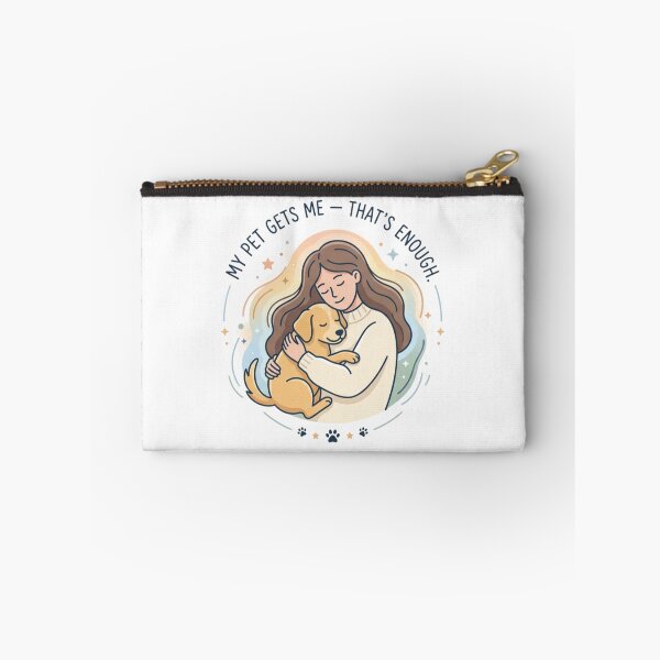 Item preview, My Pet Gets Me Thats Enough Emotional Pet Lover Quote Design designed and sold by Safe Haven Pets.