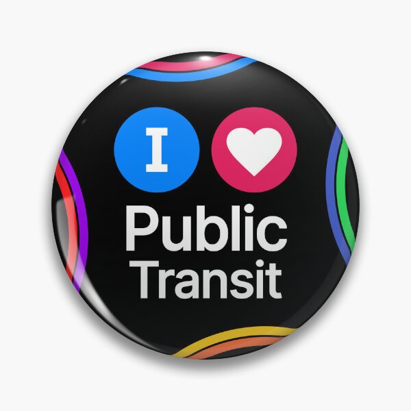 Item preview, I Love Public Transit designed and sold by Totally Transit.