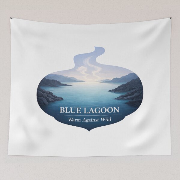 Item preview, Blue Lagoon Warmth In A Wild World designed and sold by EdvvinStudios.