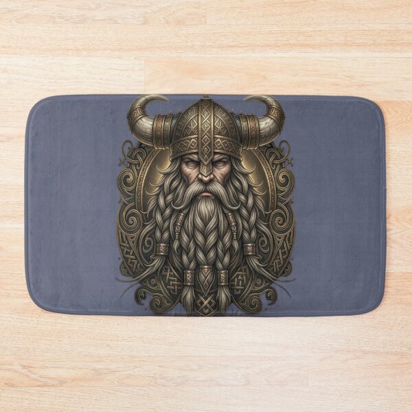 Item preview, Viking Warrior Odin Spirit Norse Mythology Bronze Art designed and sold by Remix Vision.