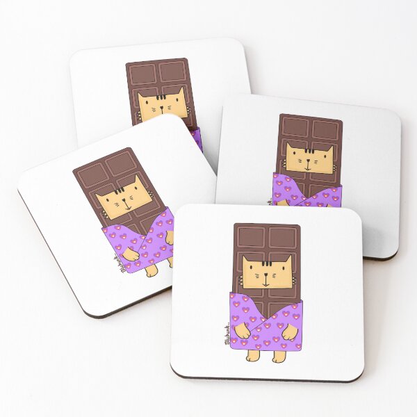 Item preview, Cute Chocolate Bar Cat designed and sold by Blupunk.