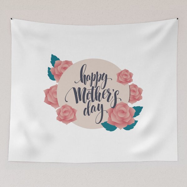 Item preview, Elegant Pink Floral Calligraphy Mother's Day designed and sold by lojadpop.