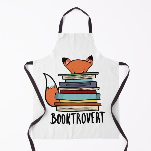 Item preview, Cute Fox Booktrovert Introvert Book Lover designed and sold by DesignFreakArt.