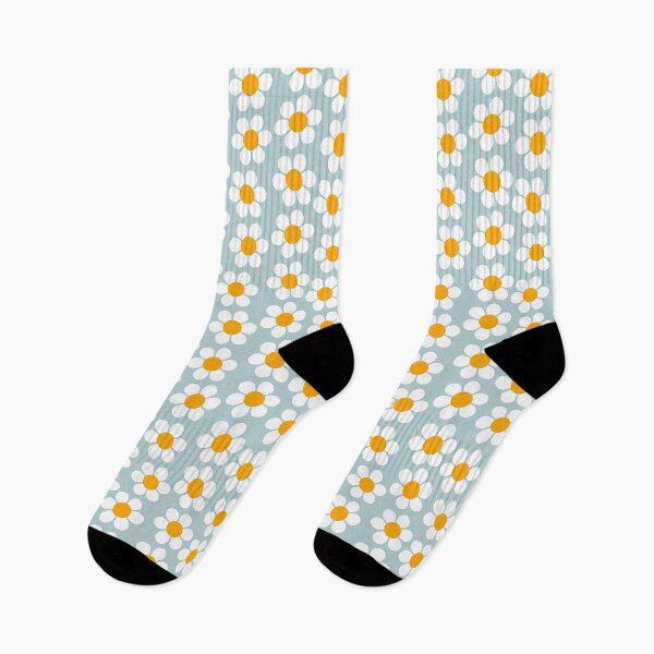 Item preview, Minimal Daisies on Light Blue designed and sold by mirimo.