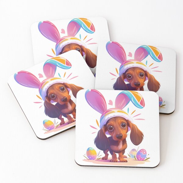Item preview, Funny Dachshund Bunny designed and sold by CritterSquad.
