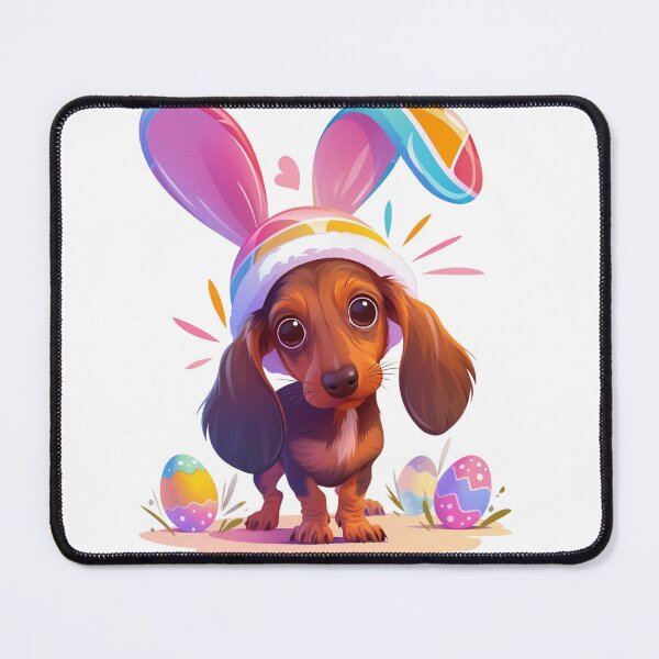 Item preview, Funny Dachshund Bunny designed and sold by CritterSquad.