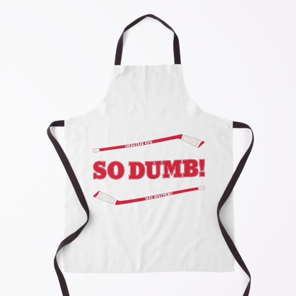 Item preview, SO DUMB! with sticks. In Detroit Red Wing colors. designed and sold by Hattrixz.