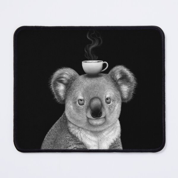 Item preview, Koala with cappuccino designed and sold by Valeriya Korenkova Kodamorkovkart.