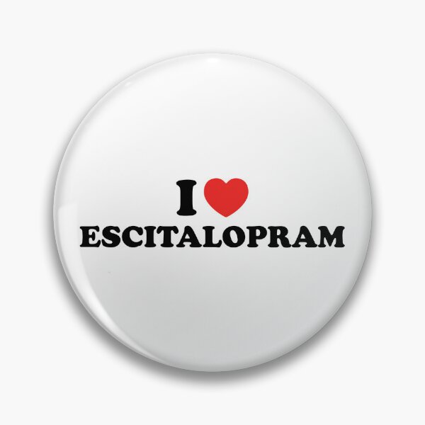 Item preview, I Heart Escitalopram SSRI Antidepressant Joke designed and sold by HIGHDIE STUDIOS.