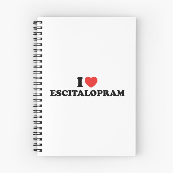 Item preview, I Heart Escitalopram SSRI Antidepressant Joke designed and sold by HIGHDIE STUDIOS.