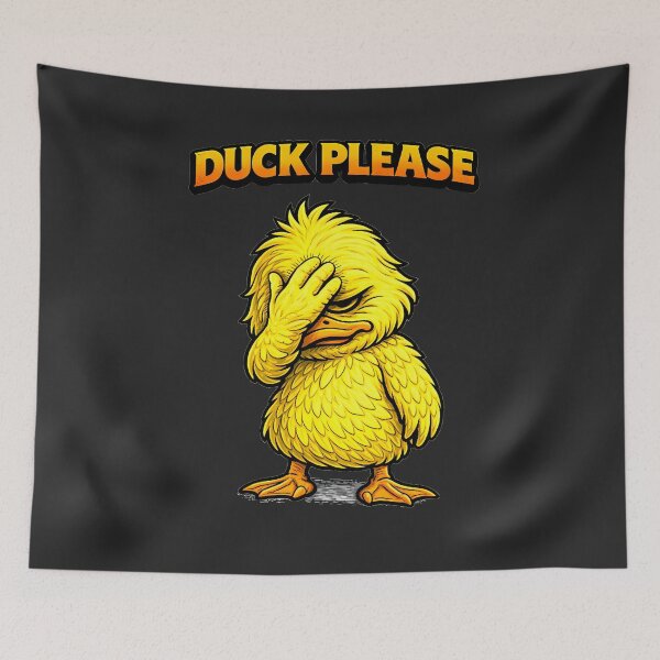 Item preview, Duck Please Funny Duck Meme – Annoyed Sarcastic Animal Design designed and sold by AuraloomAtelier.