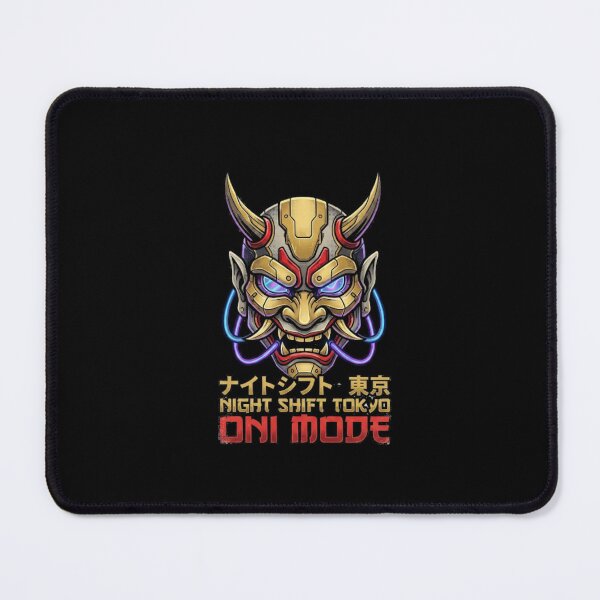 Item preview, Oni Mask Cyberpunk Tokyo Night Shift Demon designed and sold by WildBoysShop.