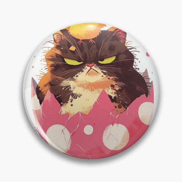 Item preview, Grumpy Easter Chick Cat designed and sold by CritterSquad.