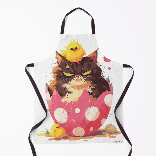 Item preview, Grumpy Easter Chick Cat designed and sold by CritterSquad.