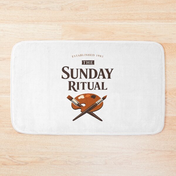 Item preview, The Sunday Ritual Vintage Meditation Painting Design designed and sold by SplashTastic.