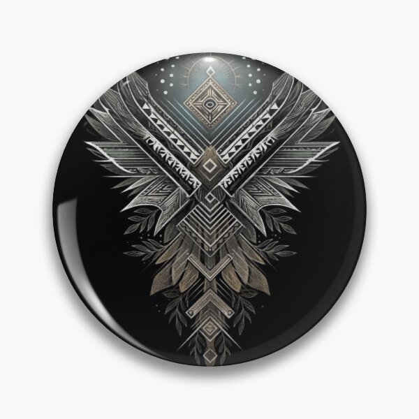 Item preview, Geometric Phoenix Tribal Sacred Geometry Art designed and sold by Remix Vision.