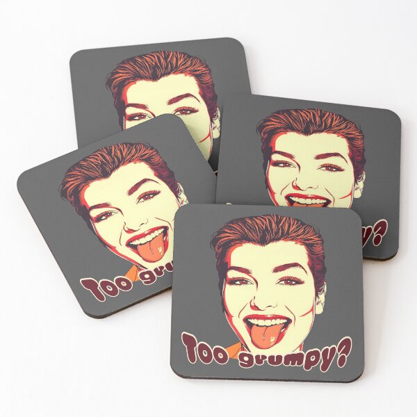 Item preview, Too Grumpy – Funny Tongue Out Attitude Pop Art Design designed and sold by TestudoDesign.