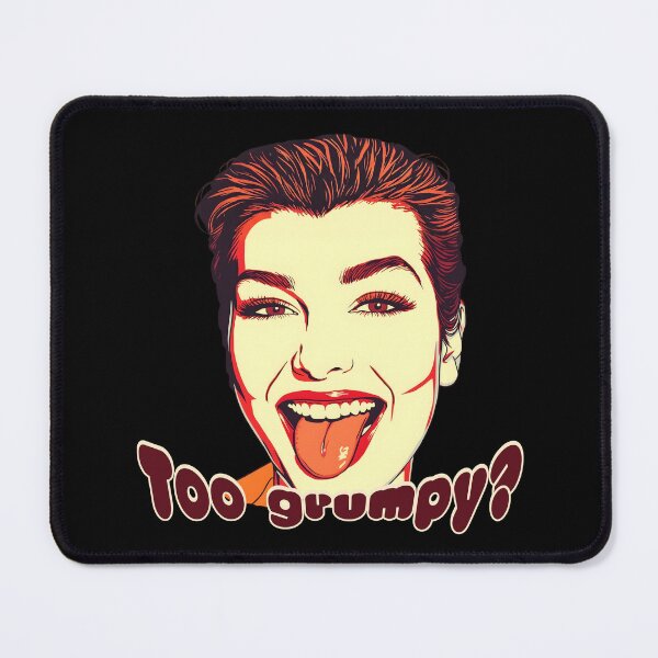 Item preview, Too Grumpy – Funny Tongue Out Attitude Pop Art Design designed and sold by TestudoDesign.