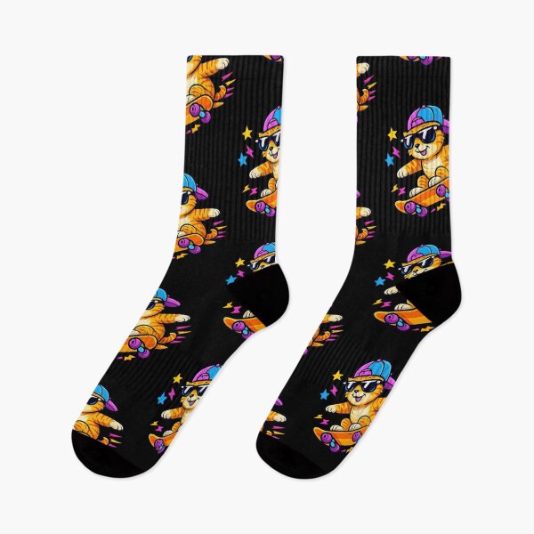 Item preview, Cool Cat On A Skateboard designed and sold by McThingummy.