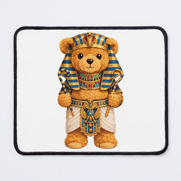 Item preview, Cute Ancient Egyptian Pharaoh Teddy Bear with Crook and Flail Illustration designed and sold by CuteBear87.