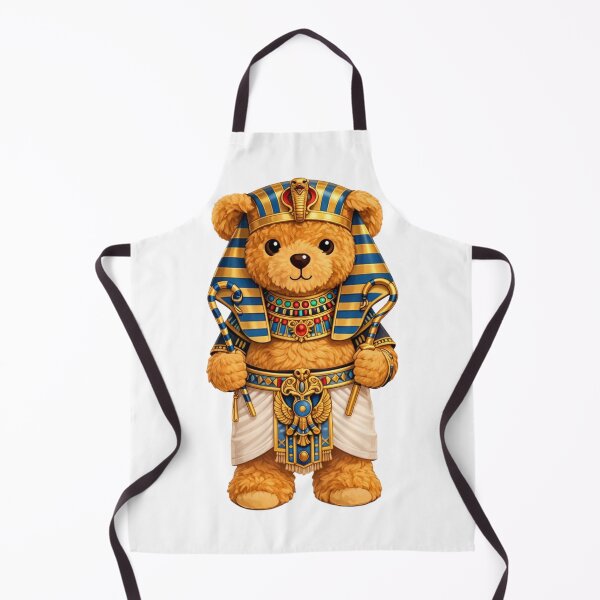 Item preview, Cute Ancient Egyptian Pharaoh Teddy Bear with Crook and Flail Illustration designed and sold by CuteBear87.