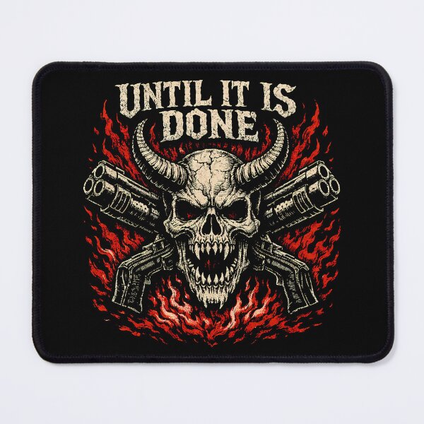 Item preview, Heavy Metal Demonic Skull Shotgun Graphic designed and sold by agearb.