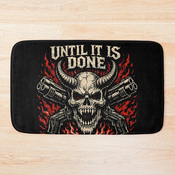 Item preview, Heavy Metal Demonic Skull Shotgun Graphic designed and sold by agearb.
