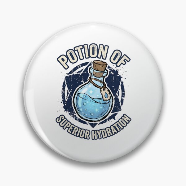 Item preview, Potion Of Superior Hydration Tabletop RPG Fantasy Magic Flask designed and sold by Fenay Designs.