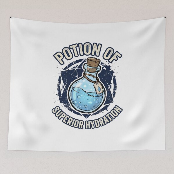 Item preview, Potion Of Superior Hydration Tabletop RPG Fantasy Magic Flask designed and sold by Fenay Designs.