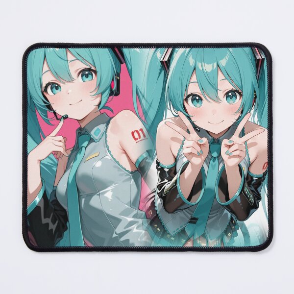 Item preview, Turquoise Virtual Idol — Cyberpunk Anime Digital Illustration designed and sold by Planet Utoppia.