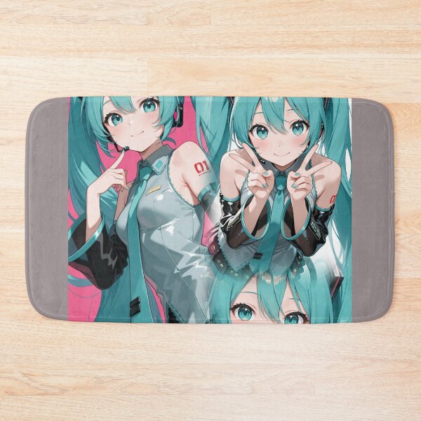 Item preview, Turquoise Virtual Idol — Cyberpunk Anime Digital Illustration designed and sold by Planet Utoppia.