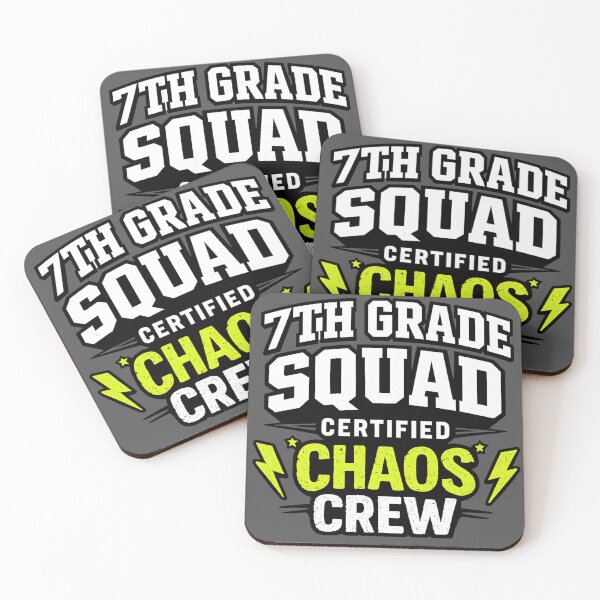 Item preview, 7th Grade Chaos Crew Teacher Middle School designed and sold by Off-DutyDesign.