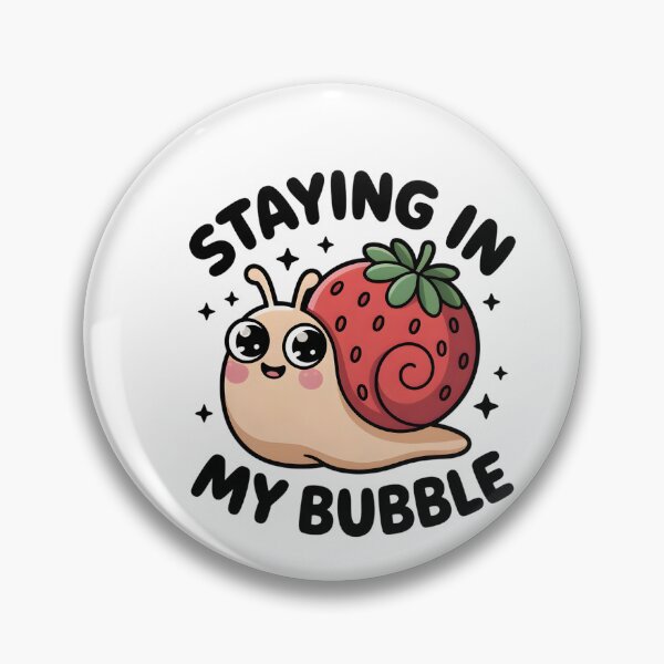 Item preview, Funny Staying In My Bubble Snail - Cute Introvert Protection Sticker designed and sold by Mr-wow.